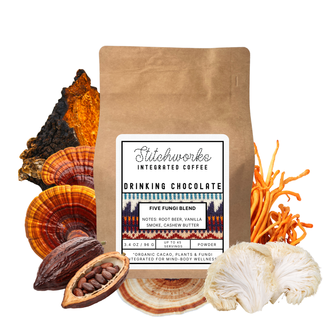 Five Fungi Blend Organic Drinking Chocolate