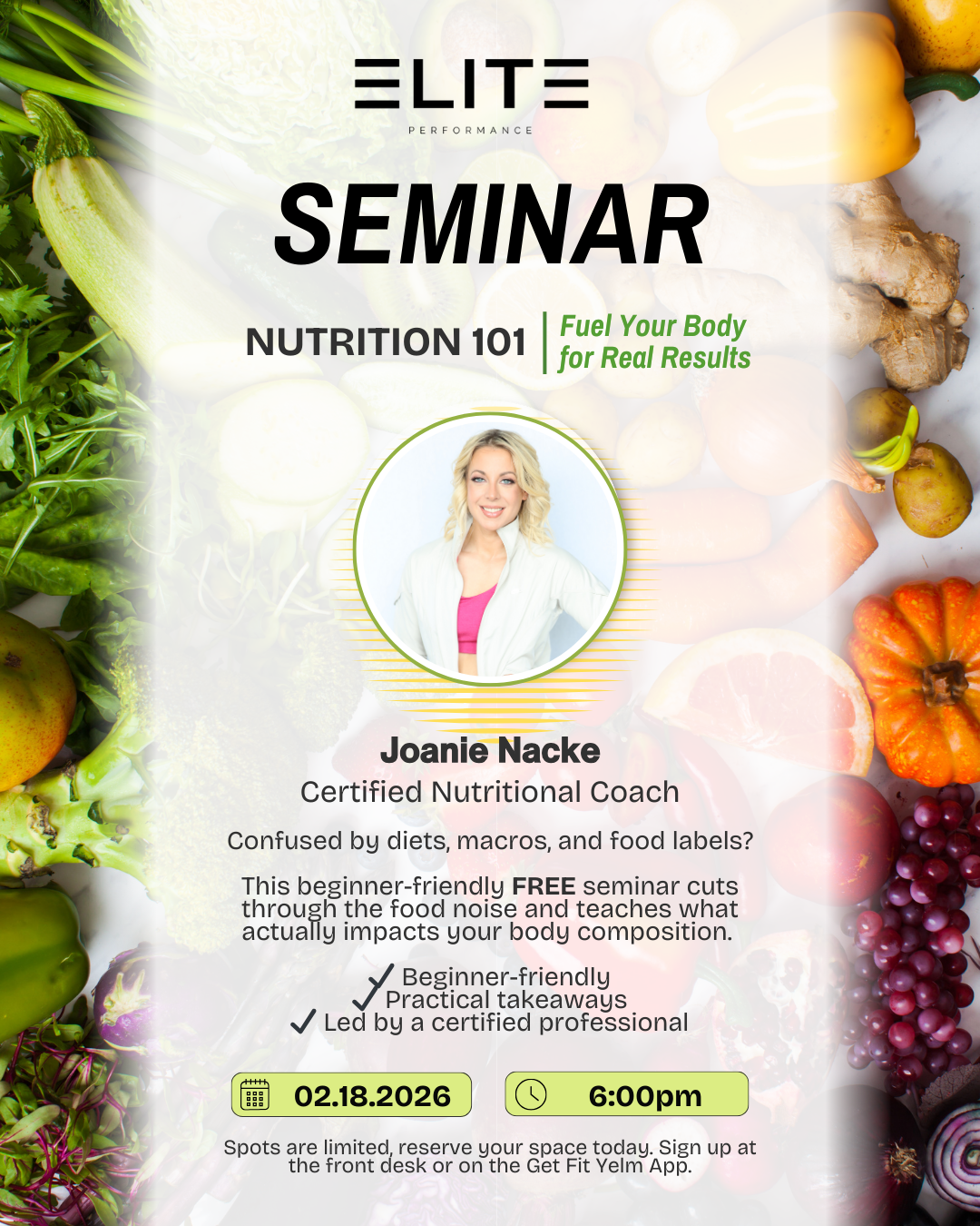 NUTRITION 101: FUEL YOUR BODY FOR REAL RESULTS