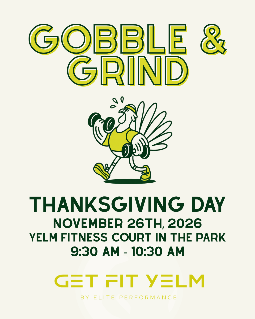 GOBBLE AND GRIND