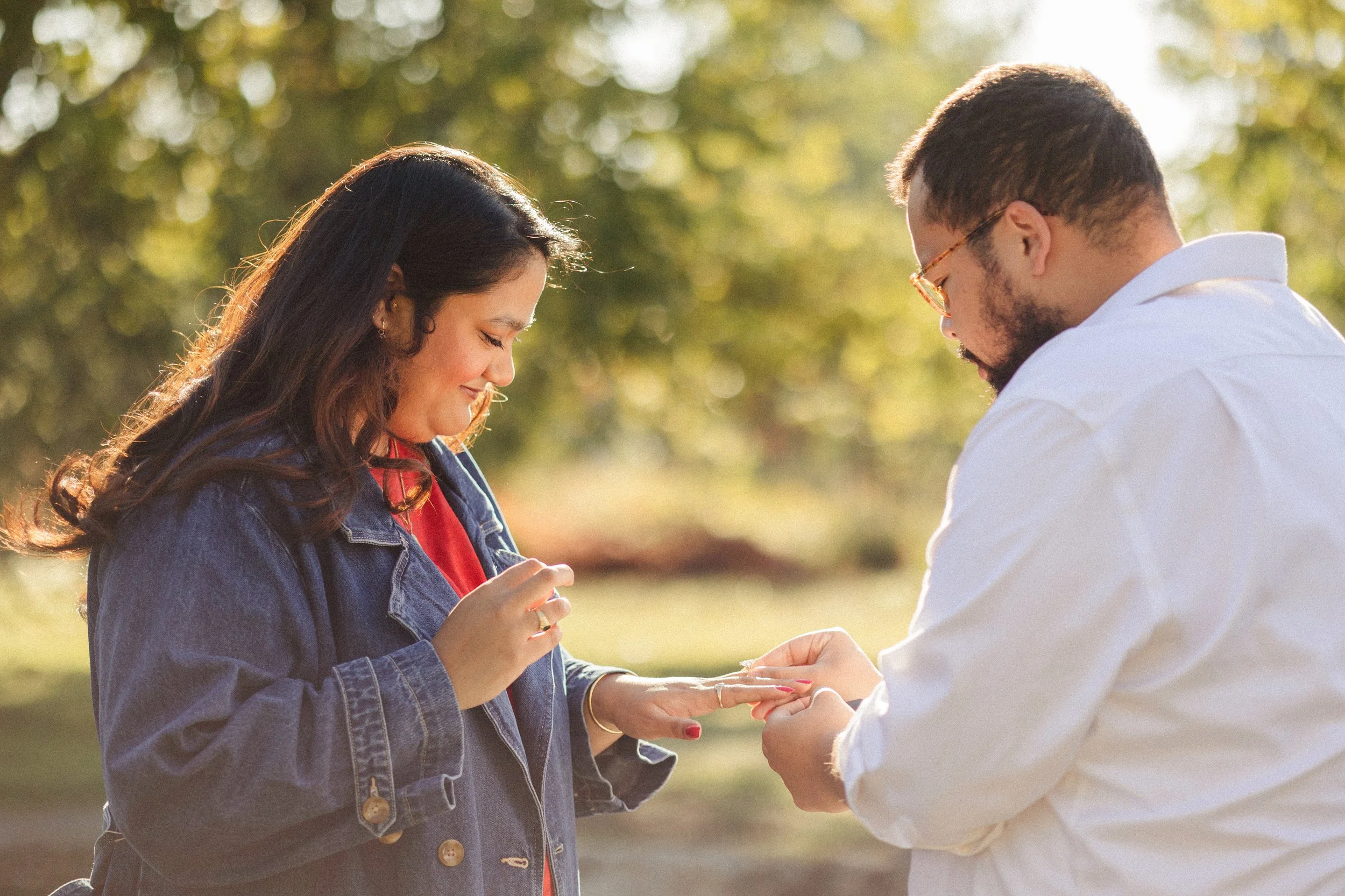 Forest Park Proposal Session Brea Photography