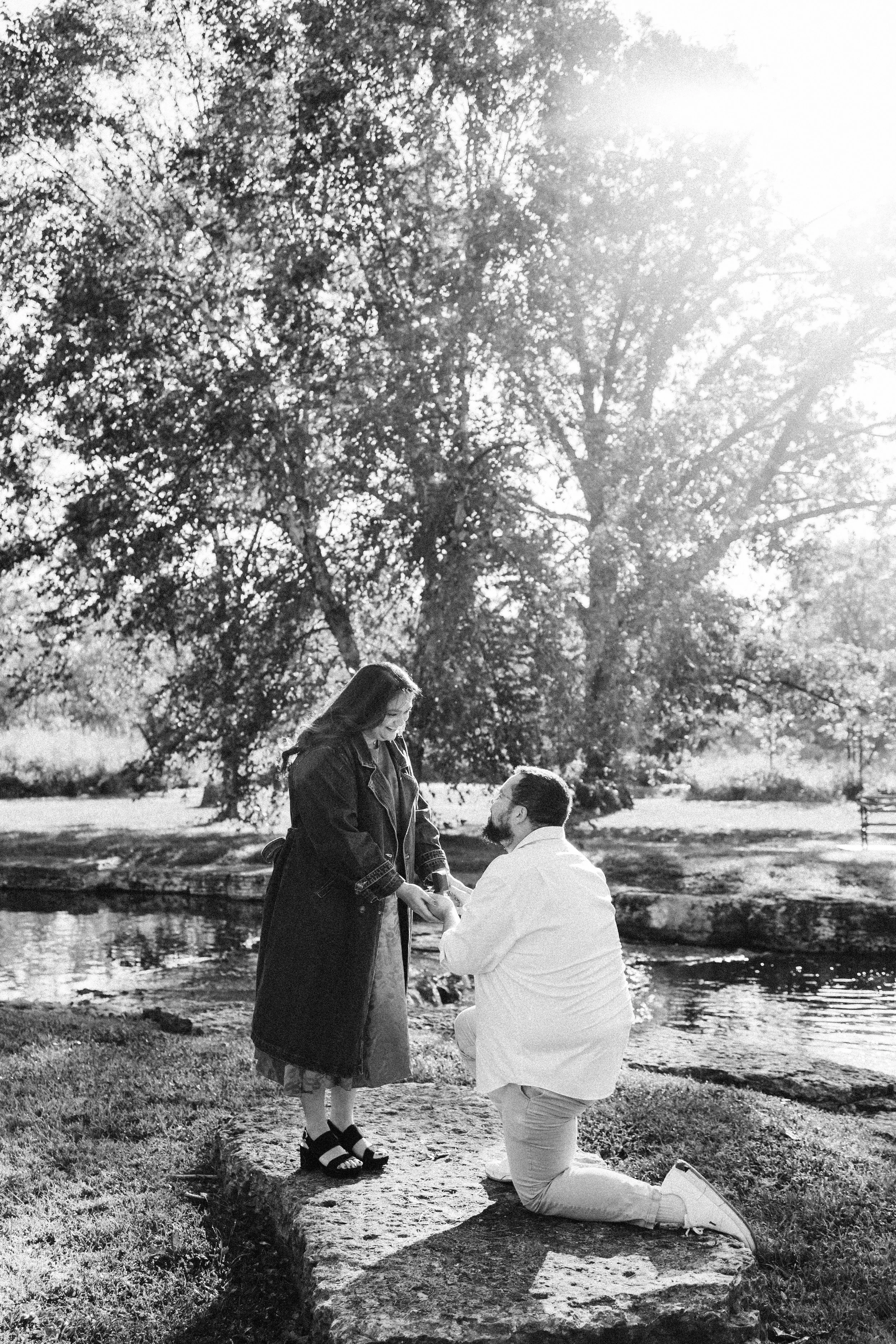 Forest Park Proposal Session Brea Photography