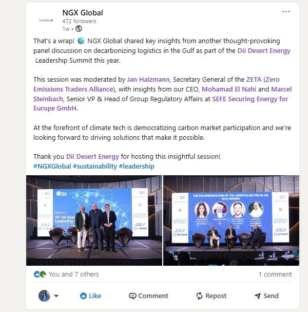 NGX Global x Dii Desert Energy Leadership Summit