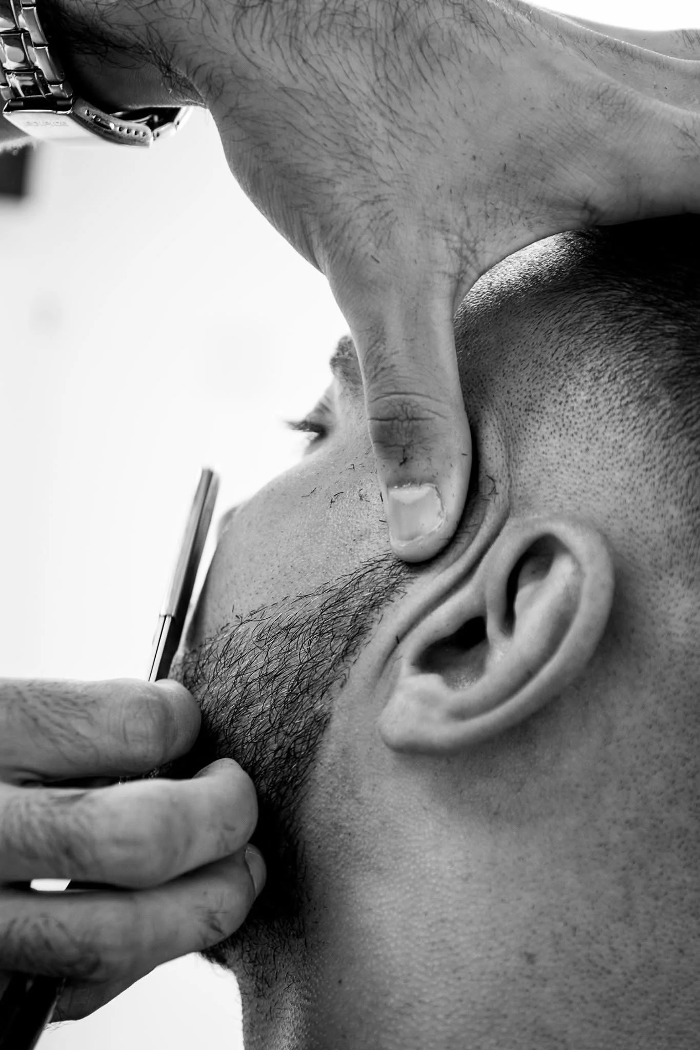 Barber close shave.JPG