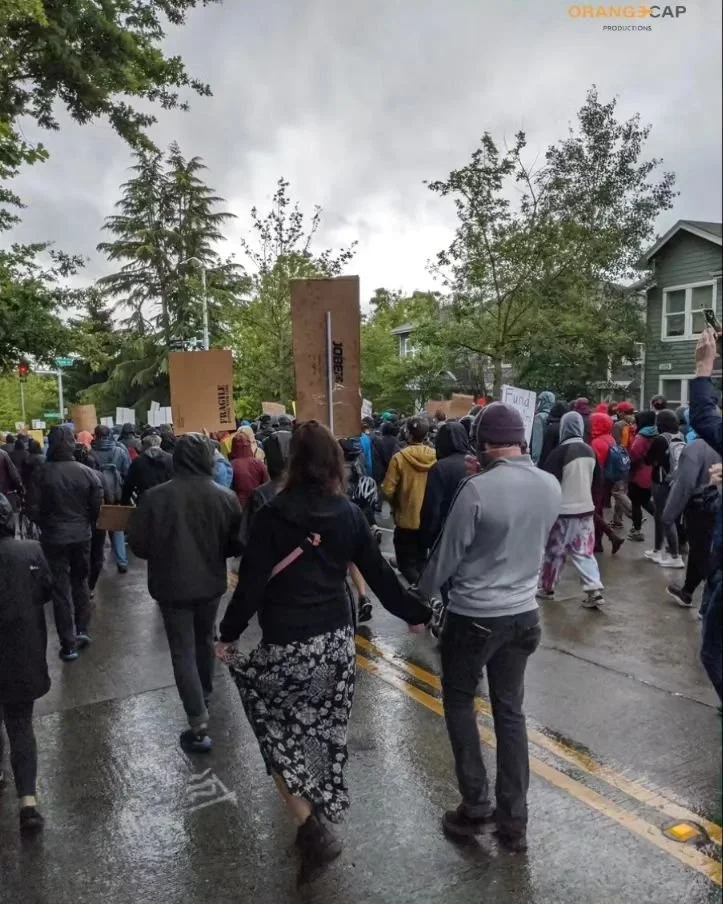 #blm #blmseattle BL still M #silentmarchseattle