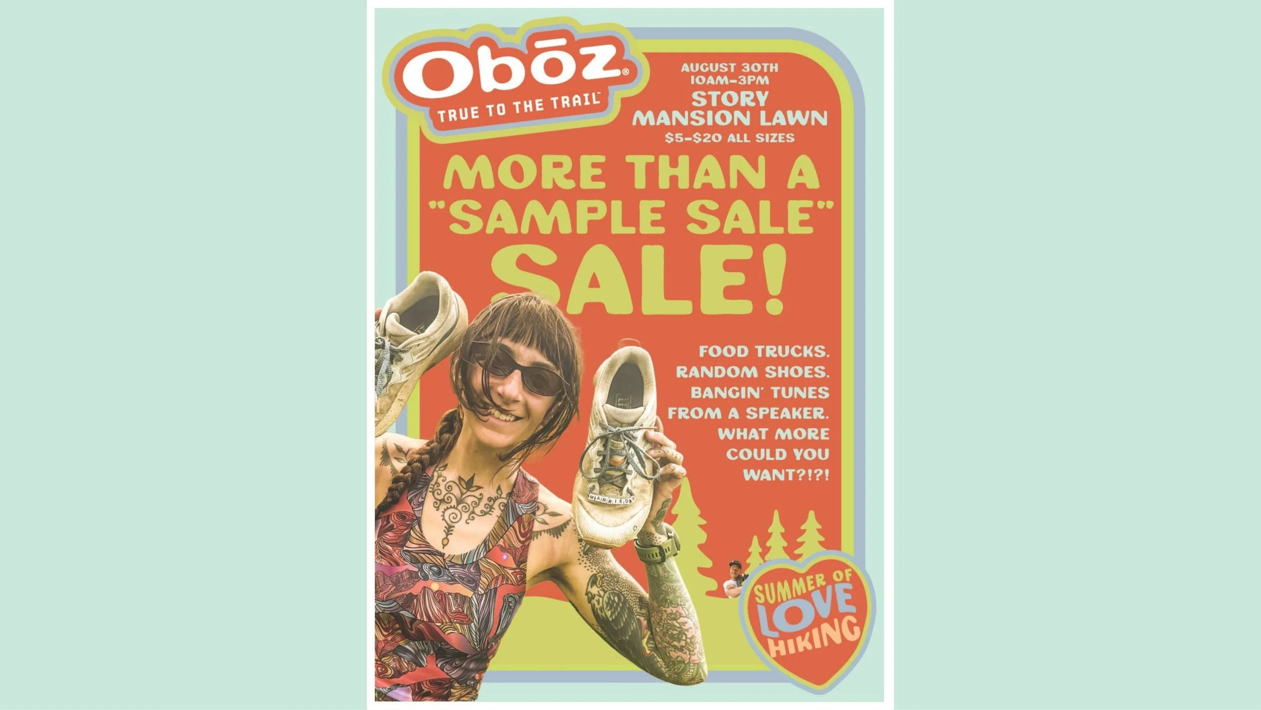 Oboz’s More Than a “Sample Sale” Sale!