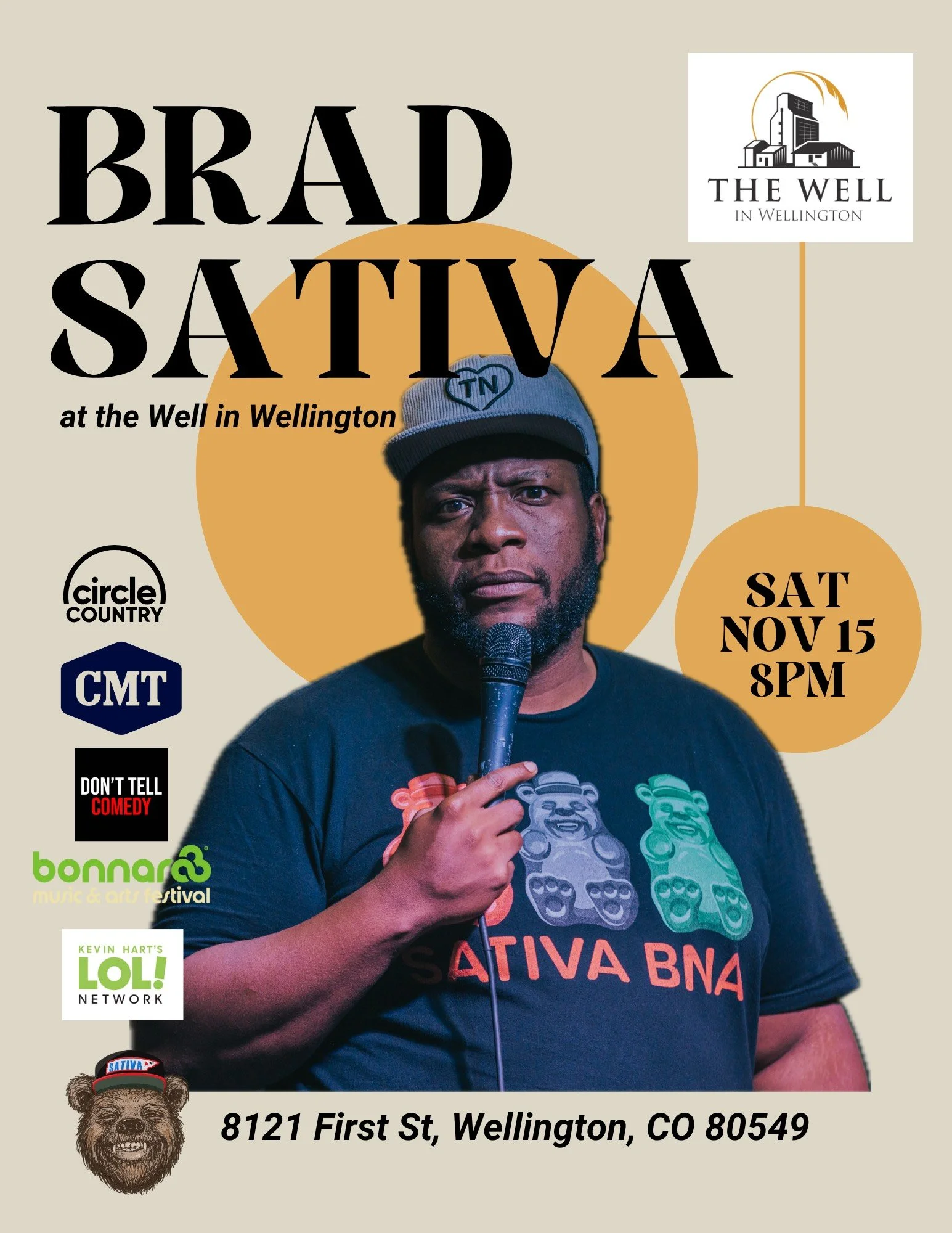 Comedy Night with Brad Sativa