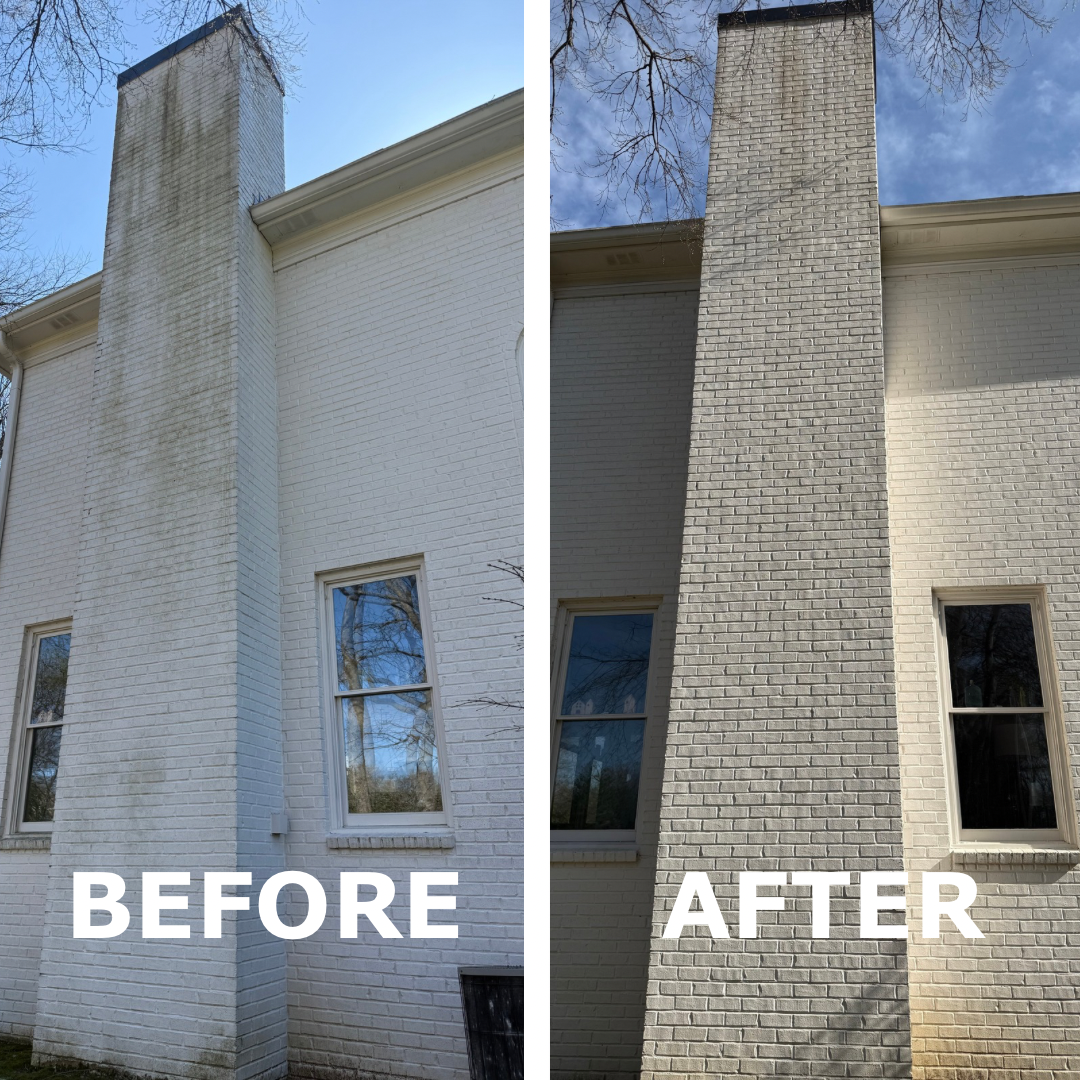 Before & After: House soft washing