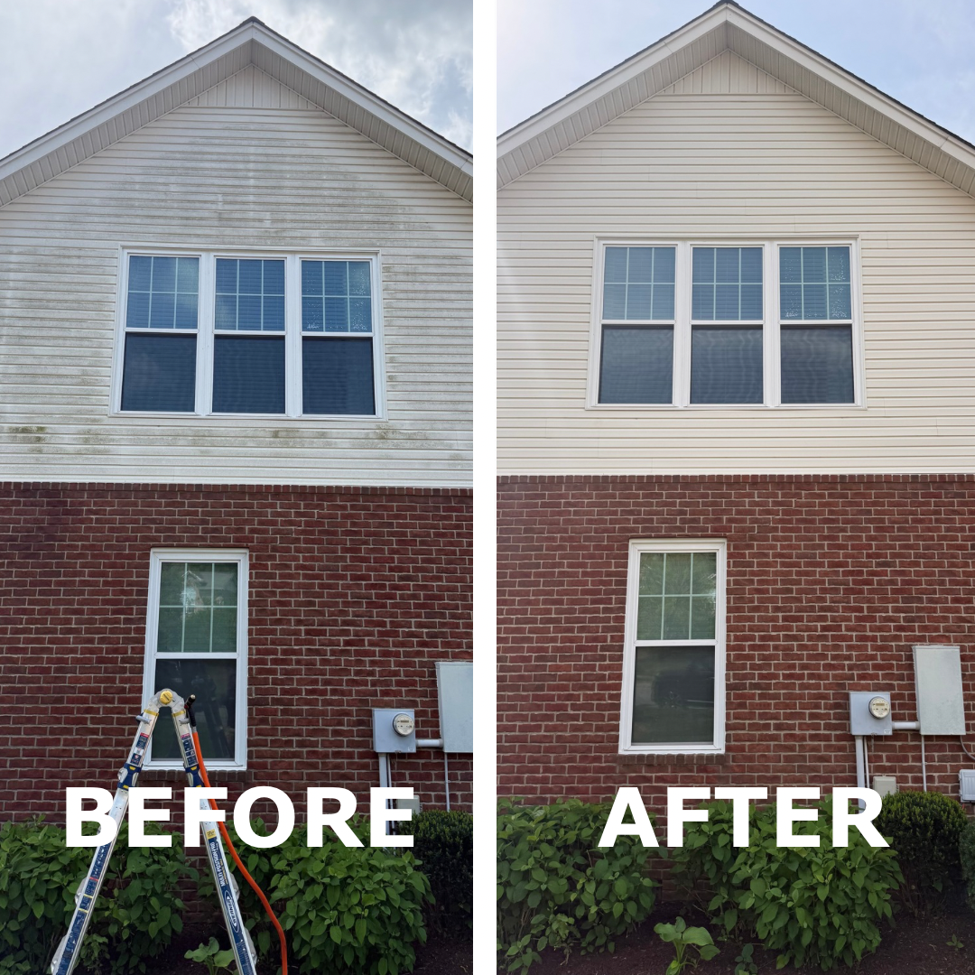 Before & After: House soft washing