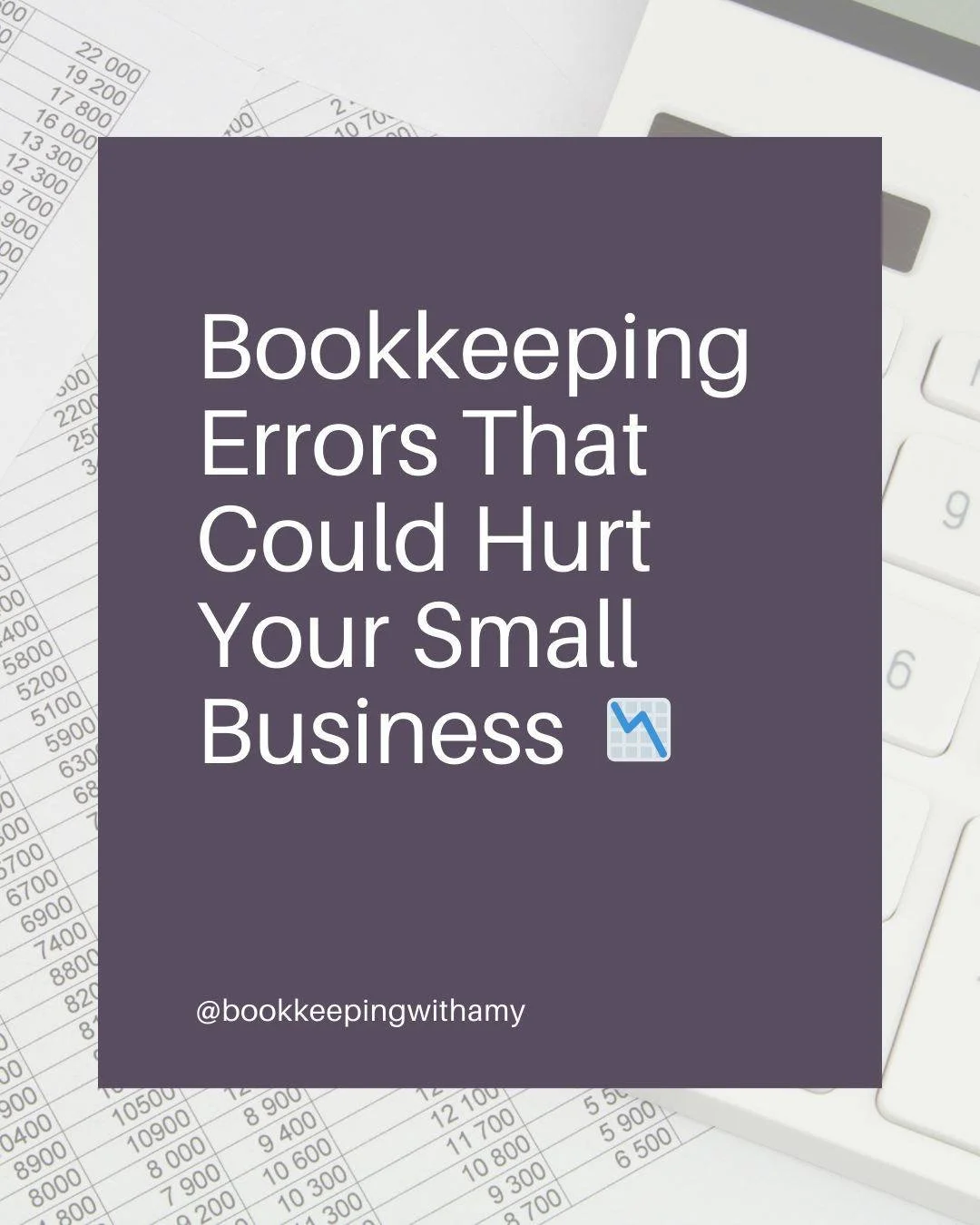 Here are some common errors that could be quietly hurting your business without you even realizing it.

Running a small business comes with its challenges, but costly bookkeeping mistakes don&rsquo;t have to be one of them!

The best way to avoid the