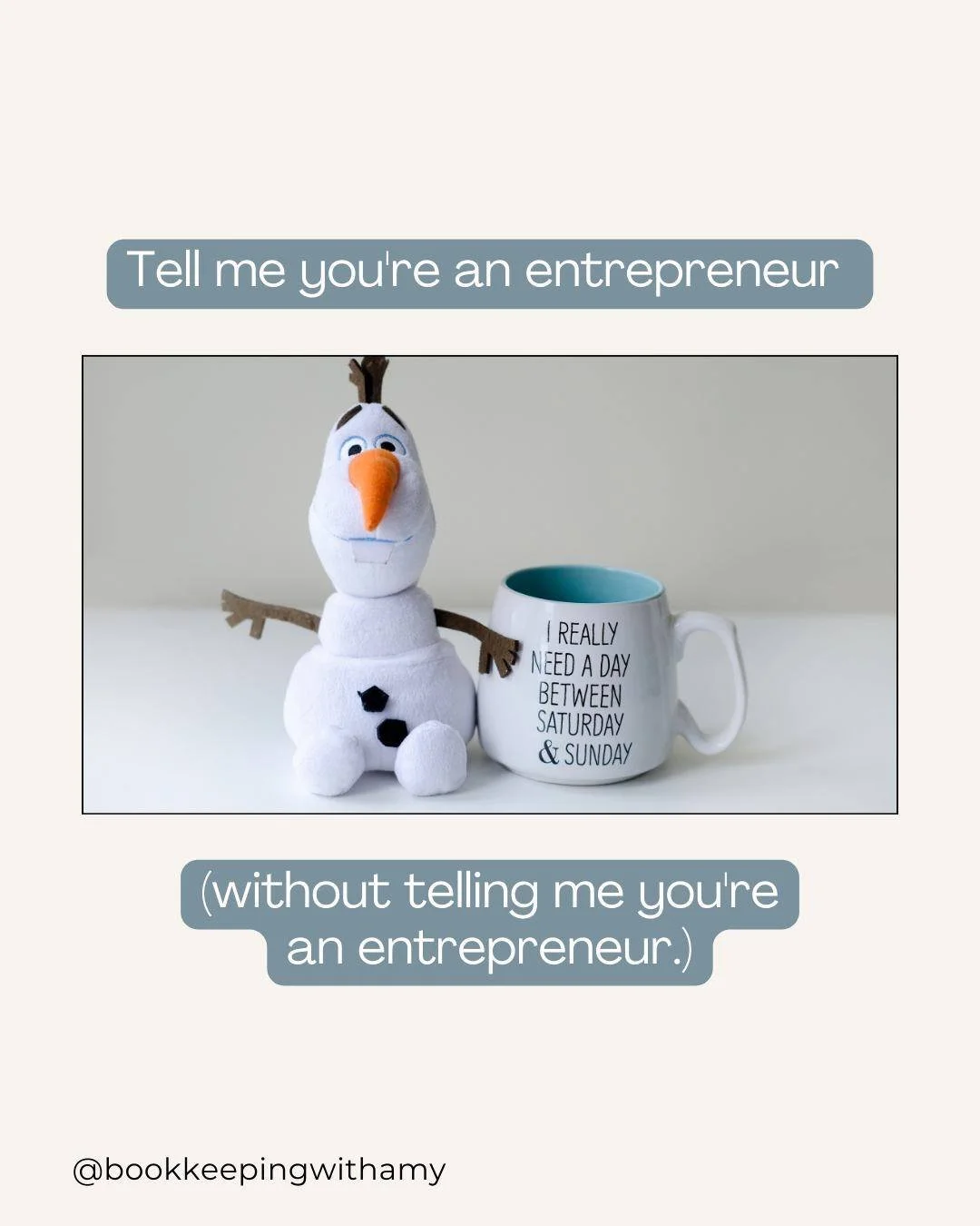 &ldquo;My to-do list has a to-do list.&rdquo;

What&rsquo;s your best &ldquo;entrepreneur moment&rdquo;? 

Tag a business friend!
.
.
.
#EntrepreneurLife #BusinessOwner
#BusinessBookkeeping #BusinessAccounting #Bookkeeping #Accounting
#SmallBusiness