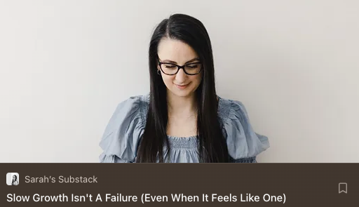 Slow Growth Isn't A Failure (Even When It Feels Like One)