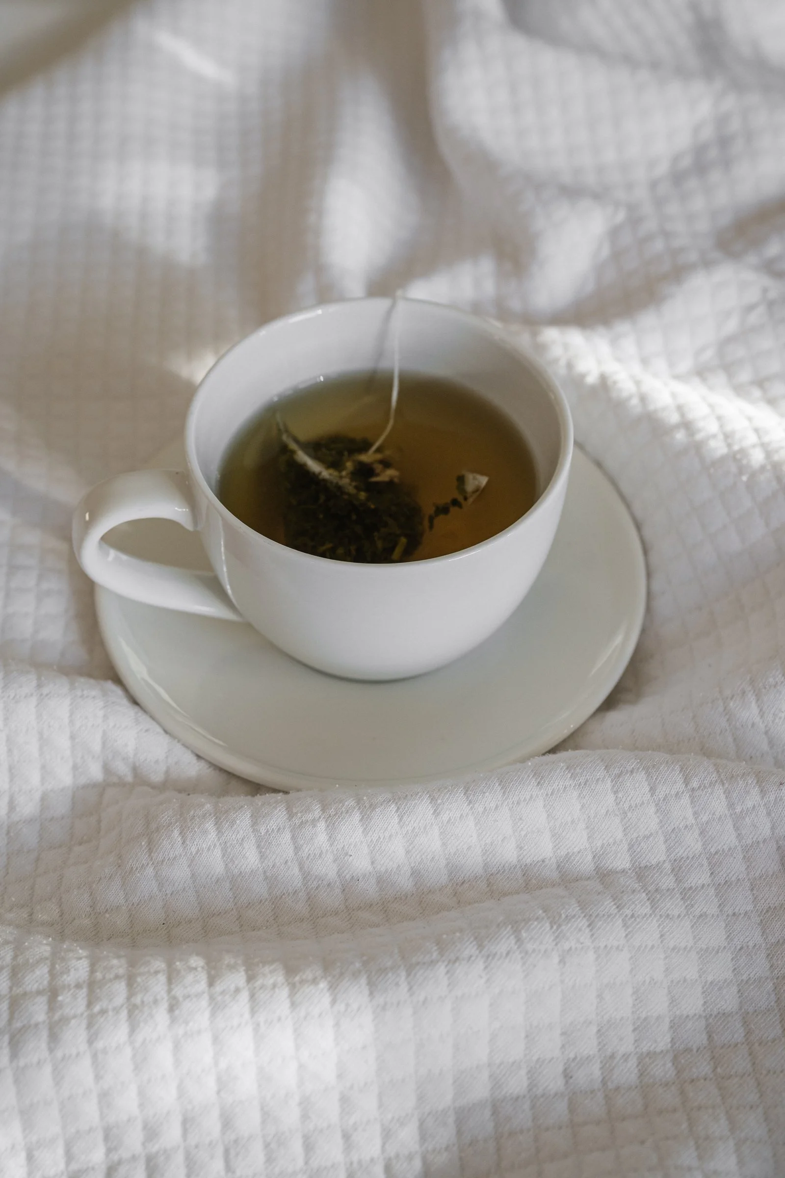 Turn Weak Messaging Into a Highly Profitable Offer–A cup of herbal tea on a white blanket