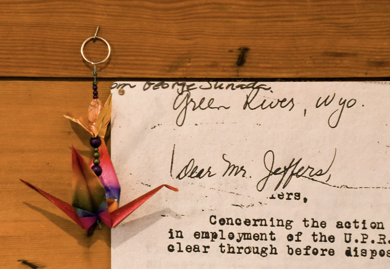 Origami Cranes for Peace
