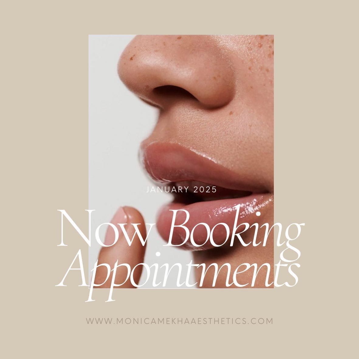 Hello, 2025! Monica Mekha Aesthetics is now taking bookings, and we can&rsquo;t wait to share all the exciting treatments we have in store for you this year. Start your journey to looking and feeling your best! 

#MonicaMekhaAesthetics #NewYearNewGlo