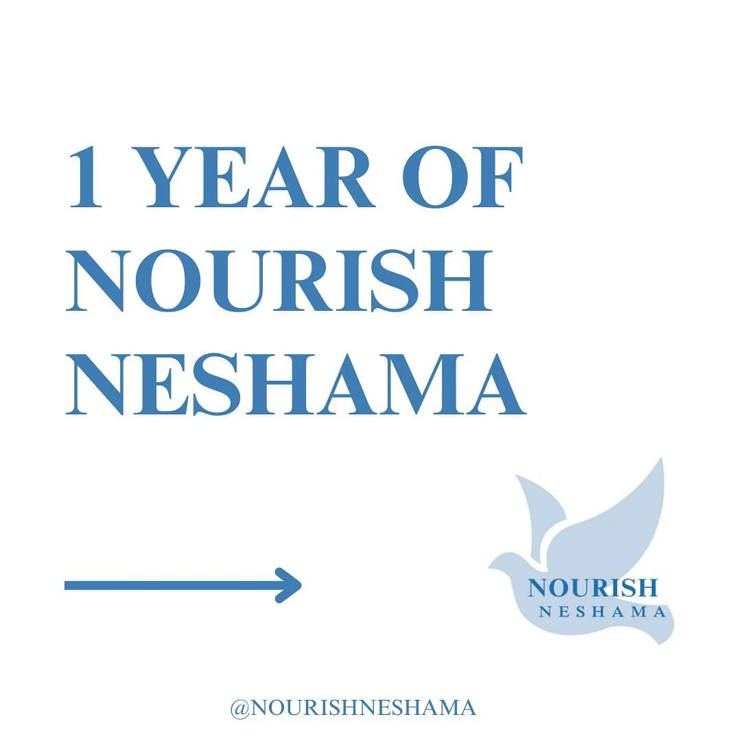 ‼️‼️ NOURISH NESHAMA GIVEAWAY ‼️‼️

I can&rsquo;t believe it&rsquo;s been 1 year since I started Nourish Neshama🥹💙

Thank you all so much for your support &amp; kindness! Whether it&rsquo;s stopping me in the grocery store to tell me you love my br