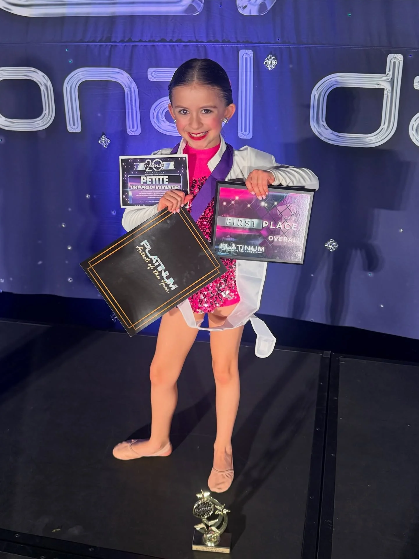 Look at these cuties! So proud of our students for taking an extra opportunity to compete this weekend!

✨Petite✨
1st overall - Genevieve - Improv winner - Artist of the year nominee 
7th overall - Eleanor 

✨Juniors✨
2nd overall - Emerson - Improv w