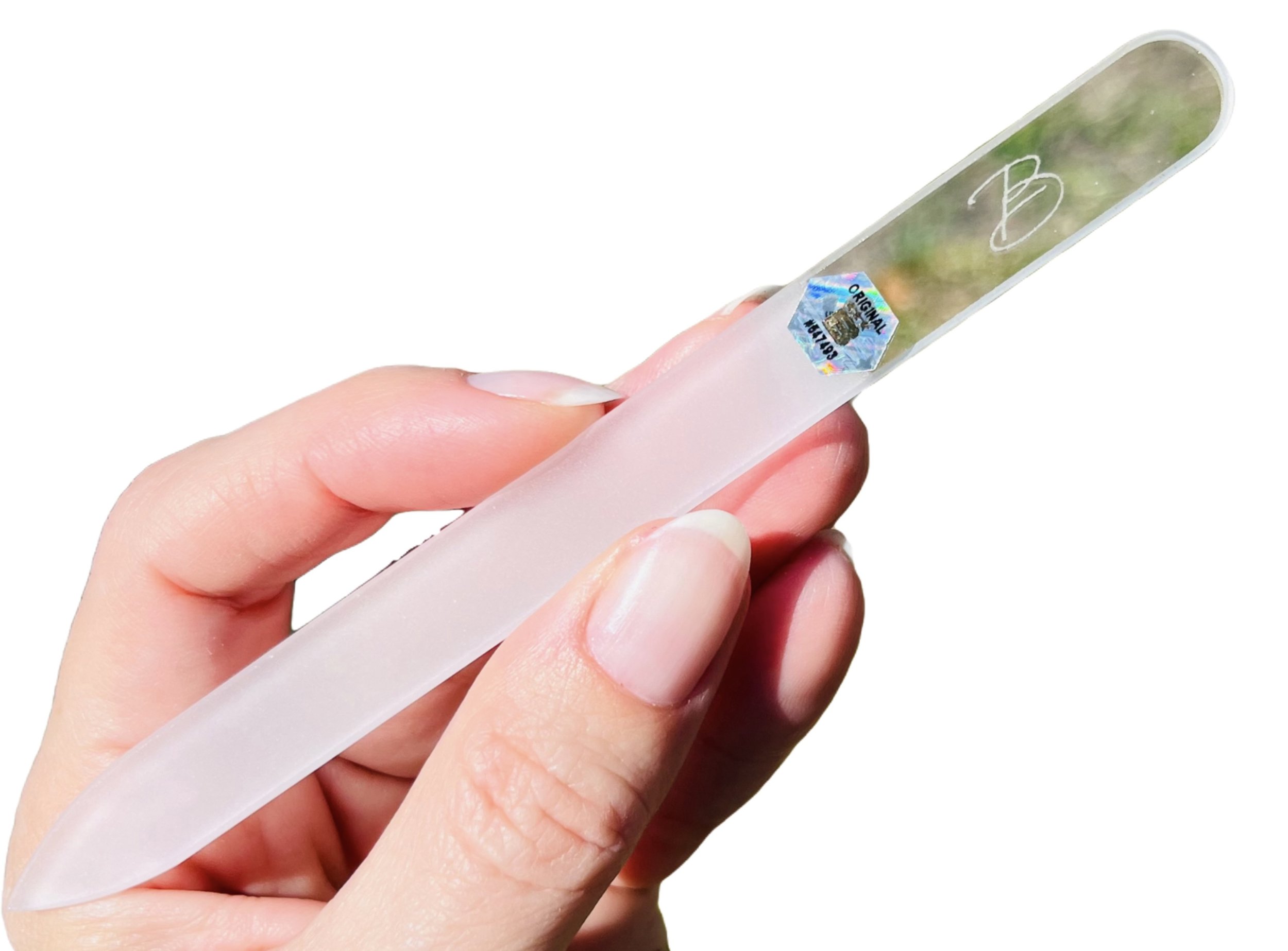 BACK IN STOCK Czech crystal glass nail file! high quality fine grade everlasting glass file
