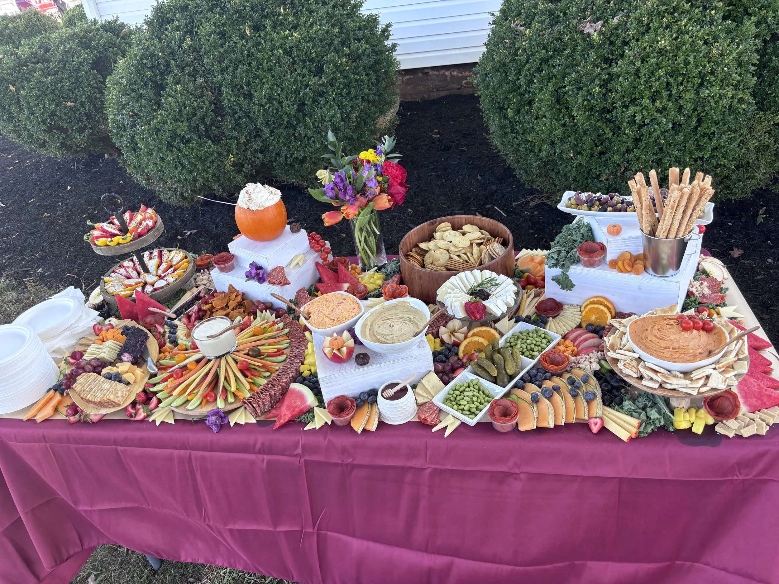 Beautiful Fall Grazing Table