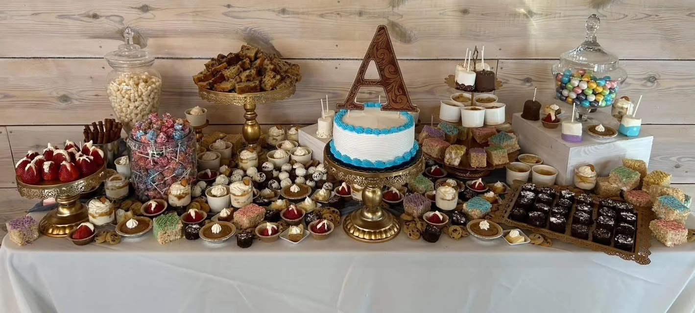 dessert grazing table