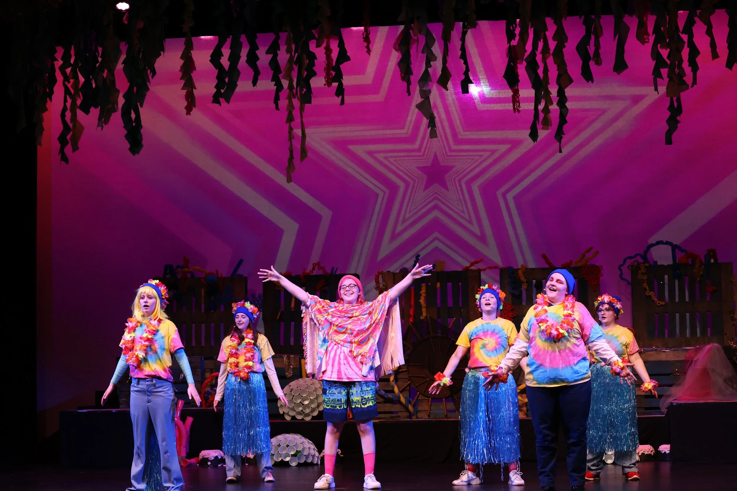 Video background for Patrick Star number timed to the music for The SpongeBob Musical