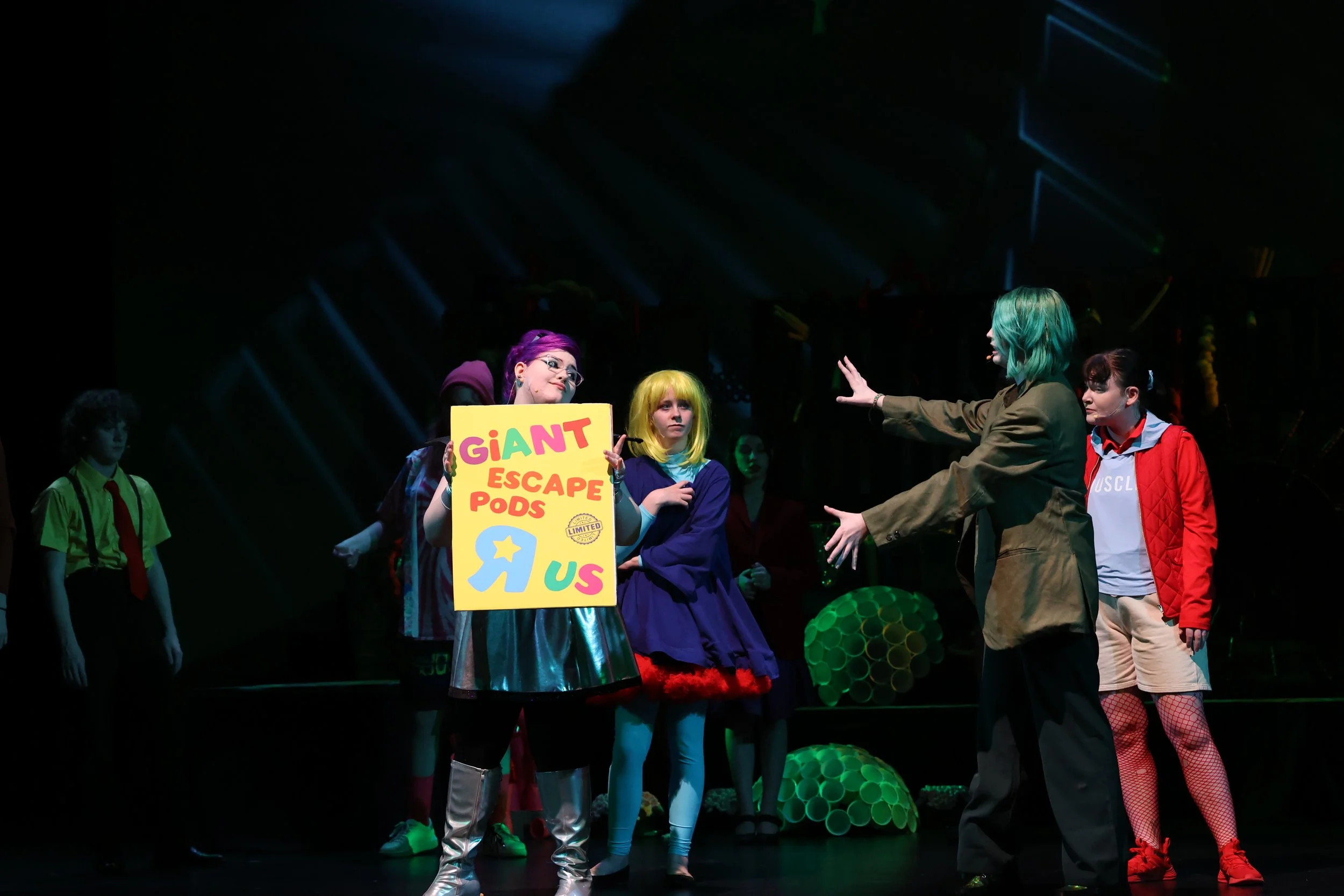 Giant Escape Pods R Us graphic & large print for The SpongeBob Musical