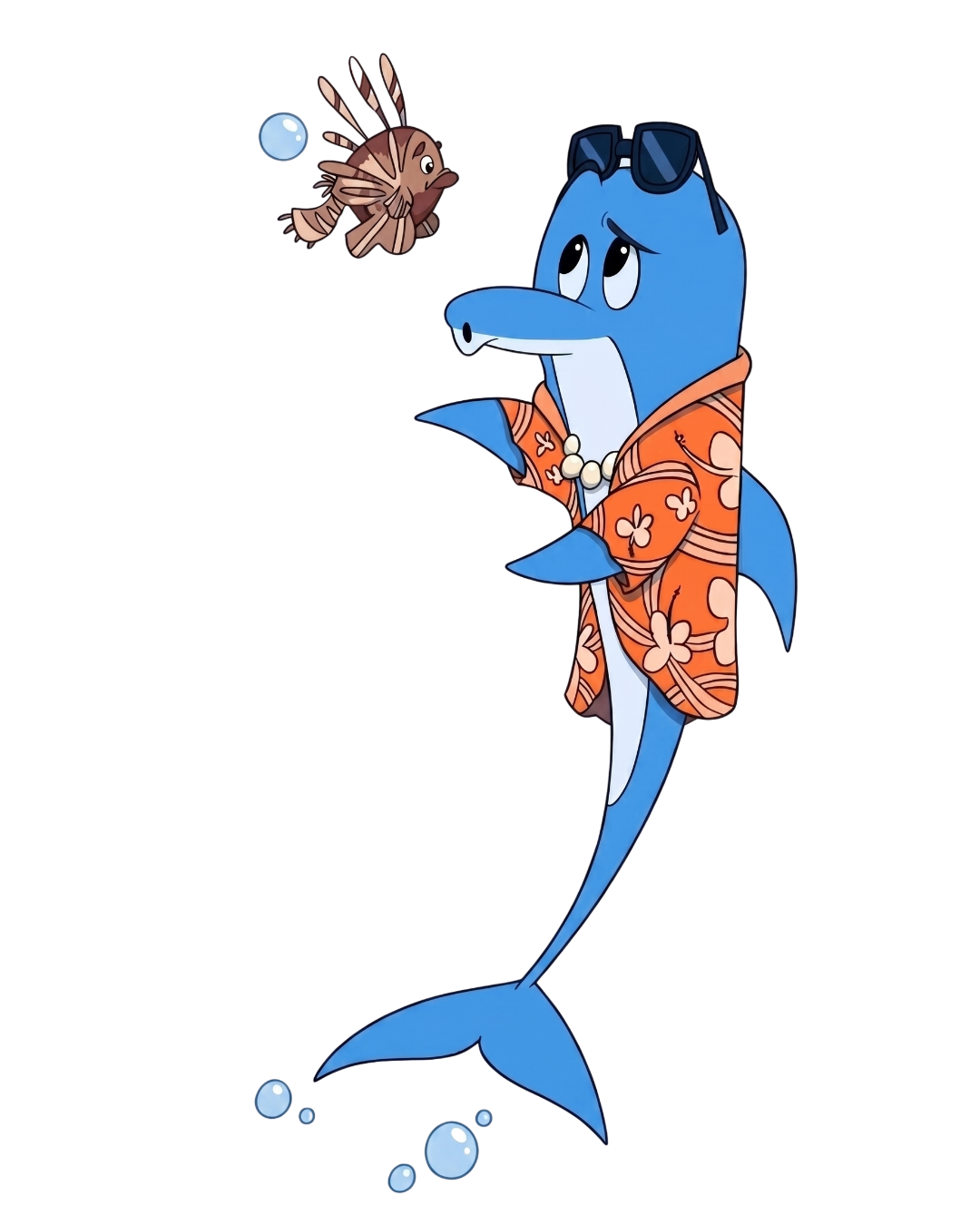 Dolphin Dude and Friend