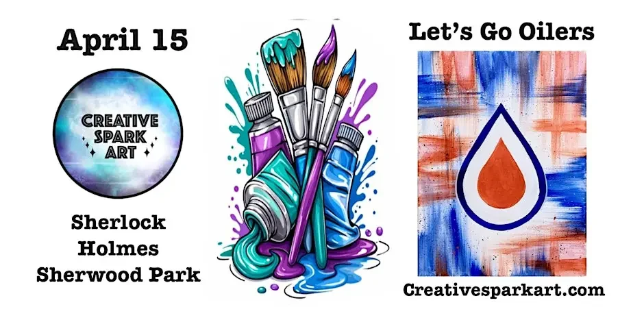 Let’s Go Oilers Paint & Sip