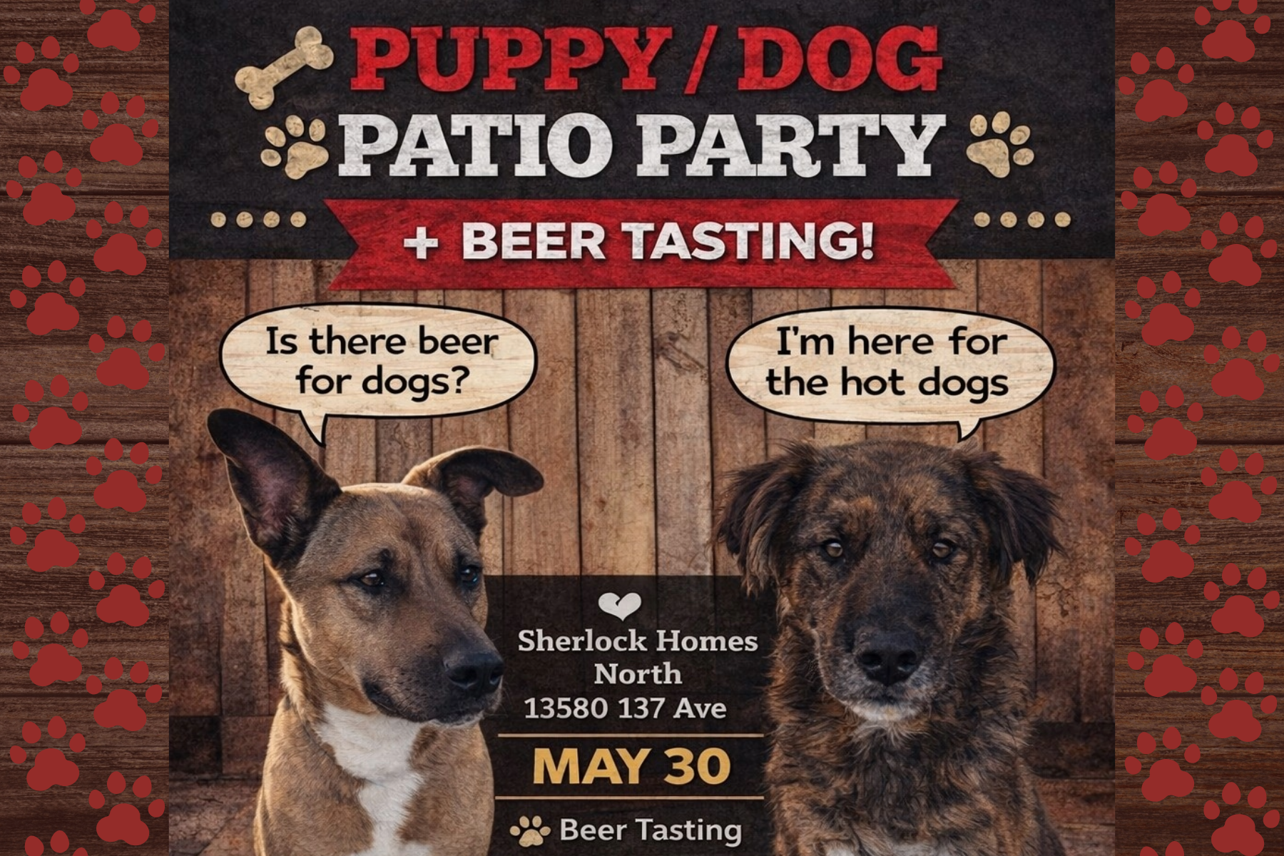 DOG PATIO PARTY 