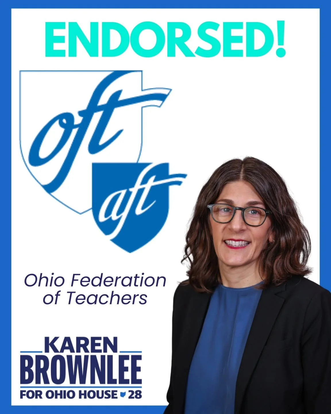 As a legislator who cares deeply about education and the teachers who give so much time to help our kids grow and learn, I am extremely proud to be endorsed by @oftunion

90% of Ohio kids attend public schools, and it is the job of the state to pay i