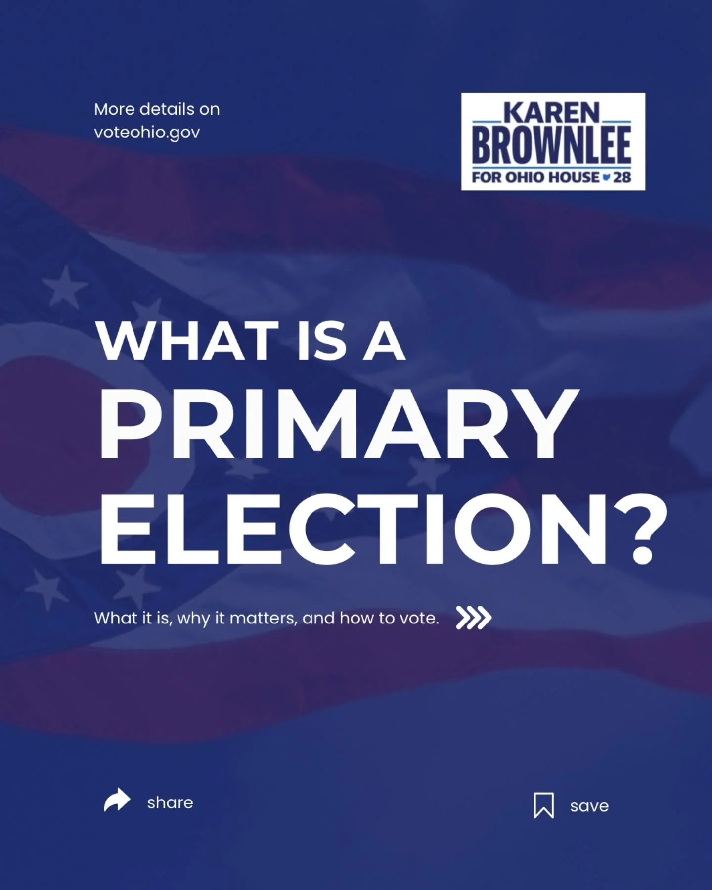 I'm serious about democracy. 

Here is a handy guide to help with the 2026 Ohio primary election. #primaryelection #voteforyourfuture #Ohio