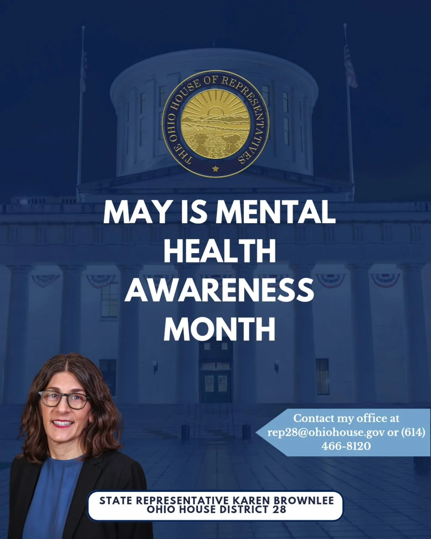 Six bills and counting...

When you elect a mental health clinician into office, you get legislation to support the mental health field and better mental health outcomes for Ohioans.

#mentalhealth #Ohio #karenbrownleeohio 
#mayismentalhealthawarenes