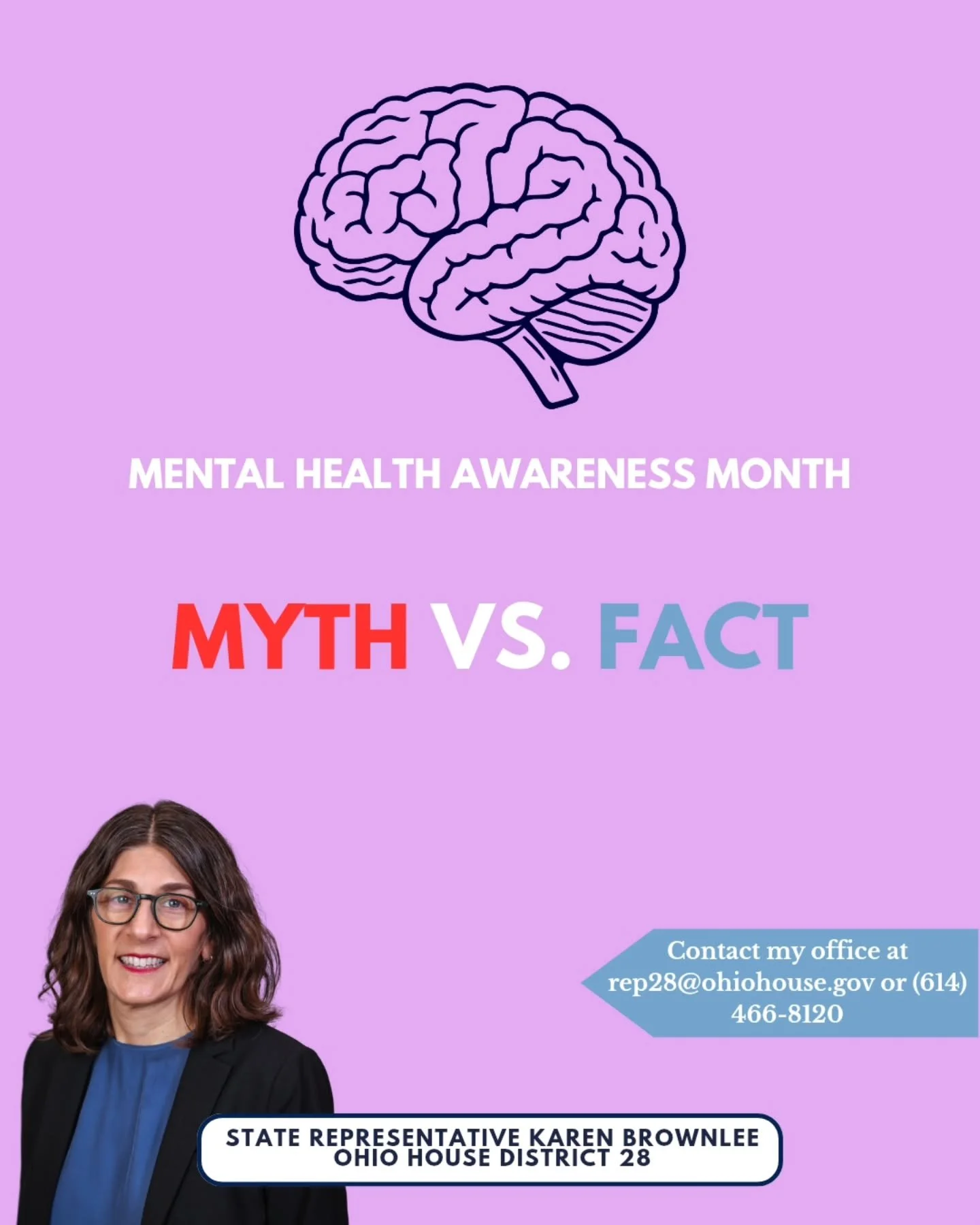 #mentalhealth is for everyone.

#mentalhealthawarenessmonth #karenbrownleeohio