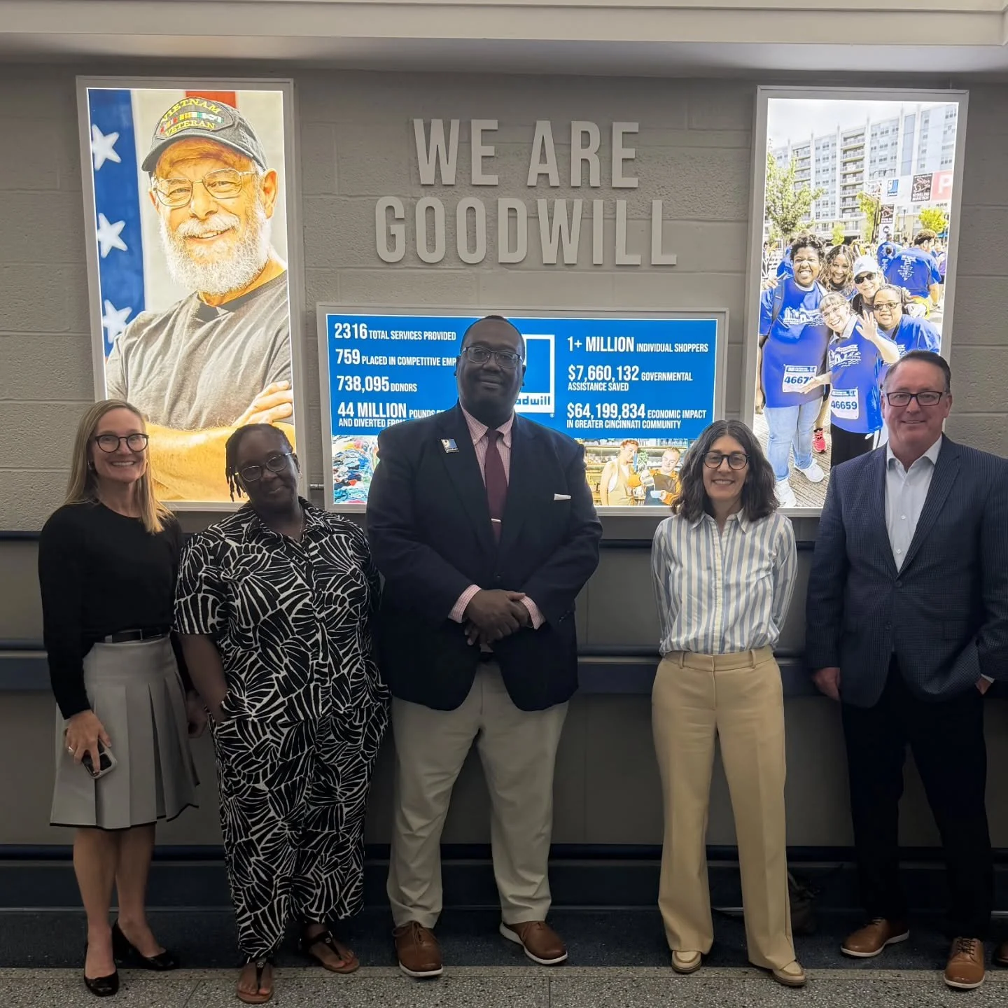 Did you know that the proceeds from @cincigoodwill are put right back into their community programs, including supportive housing for veterans, day programs for adults with disability, and employment services?

Thank you to the Goodwill team for thei