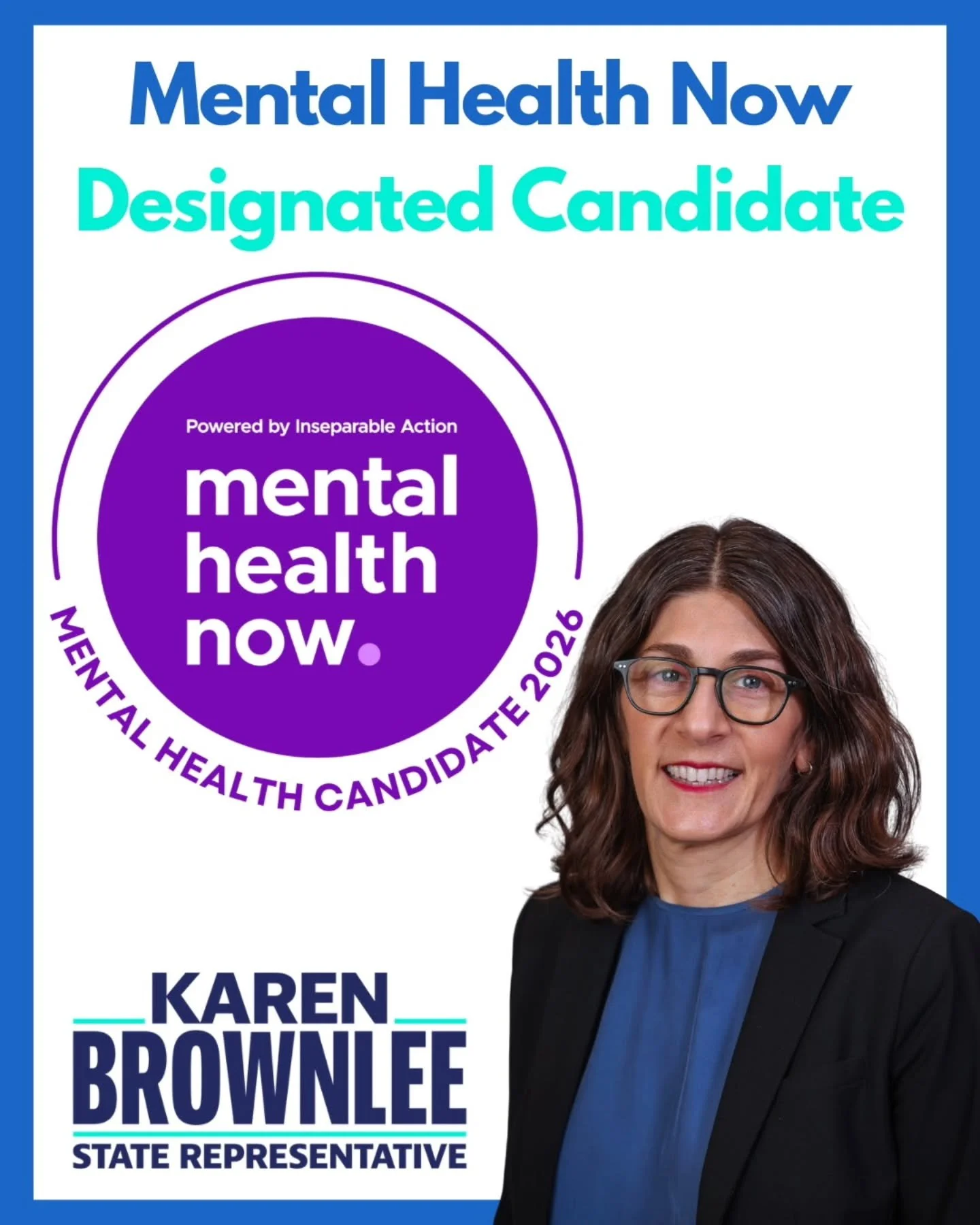 As a Mental Health Now candidate, I will continue to lead on and support policies that expand access, improve crisis response, invest in youth mental health, and strengthen our mental health workforce.

Happy #mentalhealthawarenessmonth 

#mentalheal