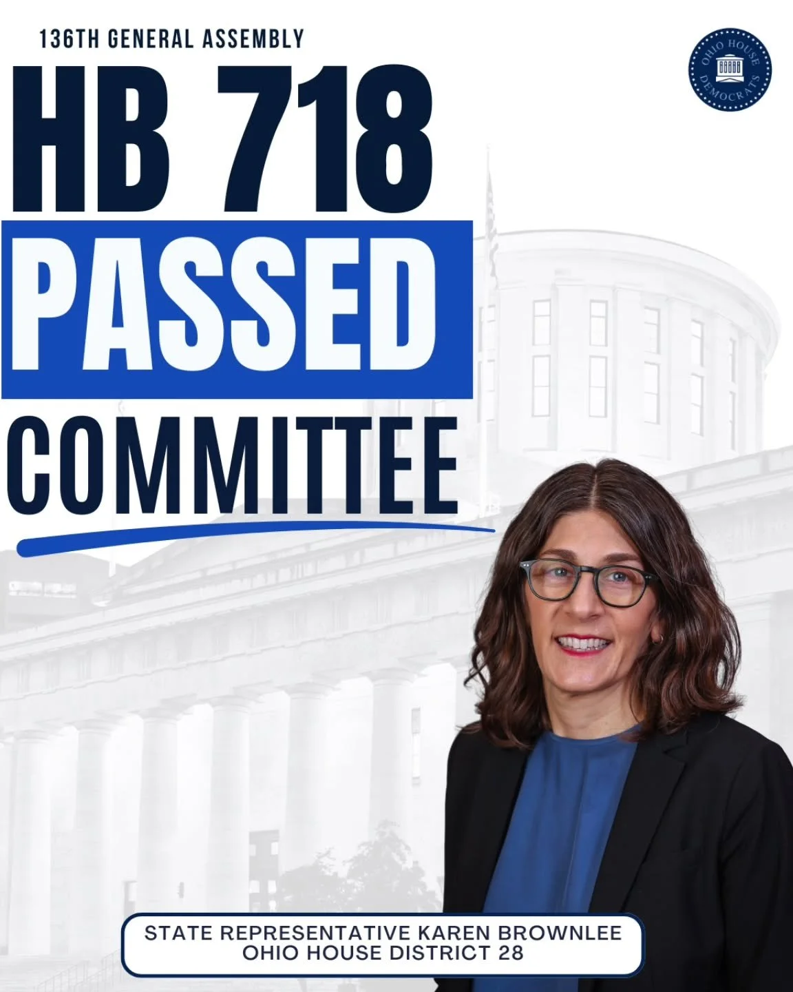 Excited to announce that HB 718, a bipartisan bill to support mental health Case Managers, Care Coordinators, and Peer Supporters passed through committee! 

Next step is to get it to the House floor for a vote!

#mentalhealth #casemanagement
#legisl