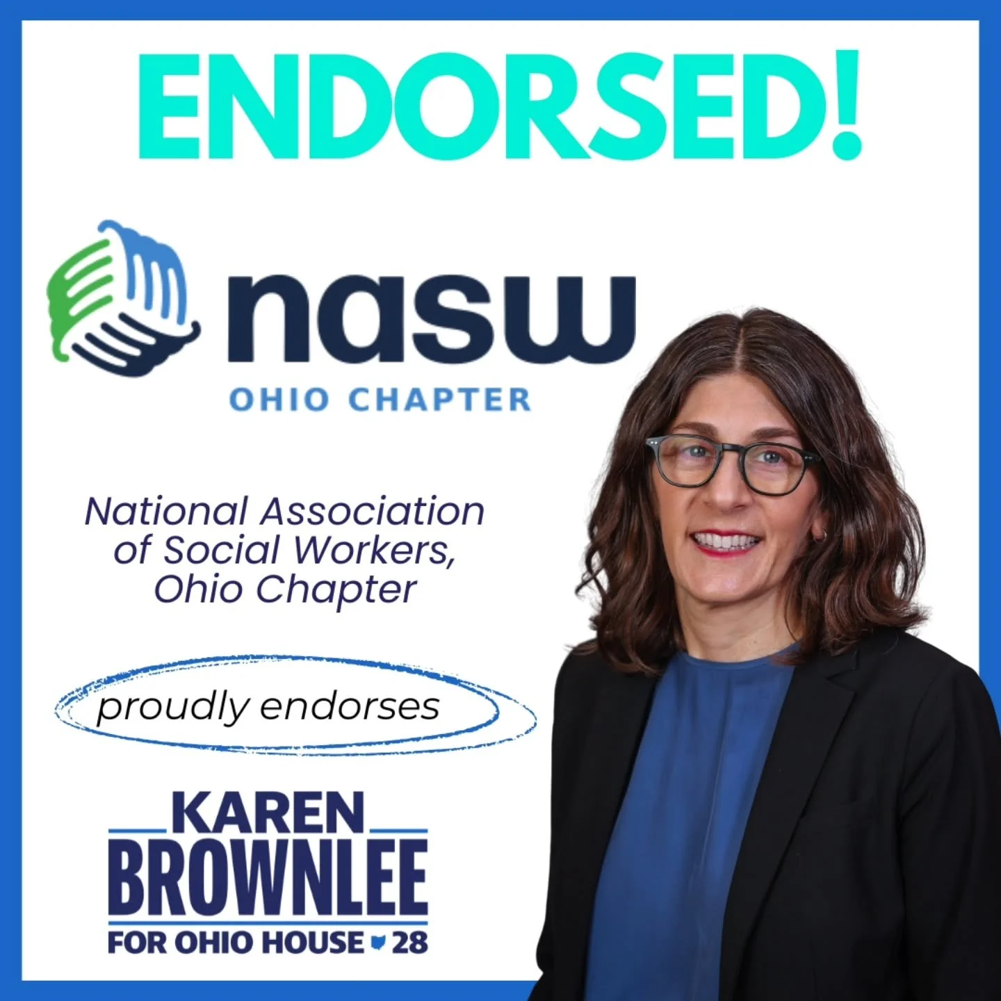 "Social work is a profession for those with a strong  desire to help improve people's lives." -National Association of Social Workers

Proud to represent as a #socialworker at the Ohio Statehouse, and proud to be endorsed by my fellow socia