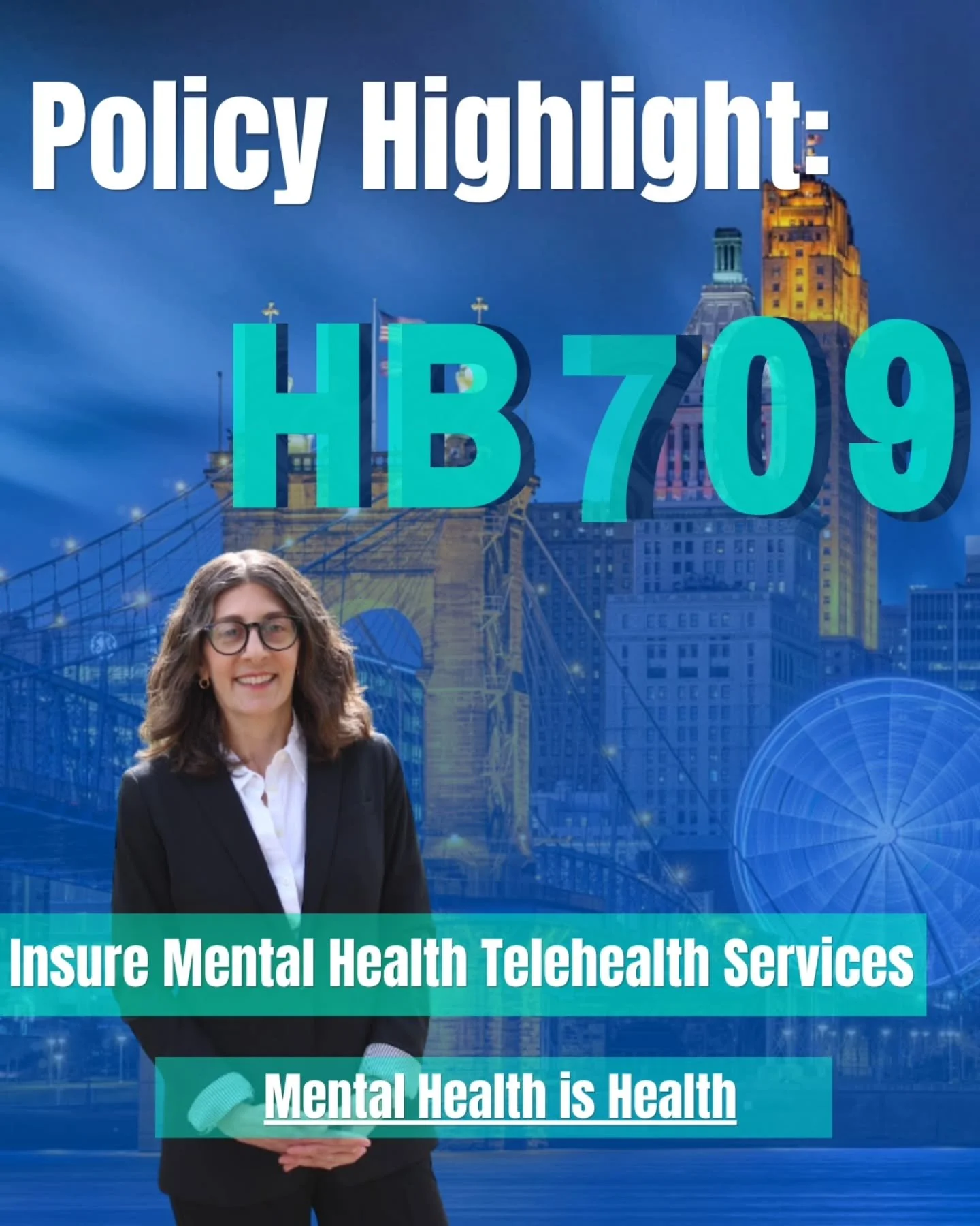 Ensuring that Ohioans' have access to mental healthcare is a top priority for me as a state representative, but we cannot do it without making sure our mental health providers get paid for the work they do to keep us healthy.

#mentalhealth #healthca