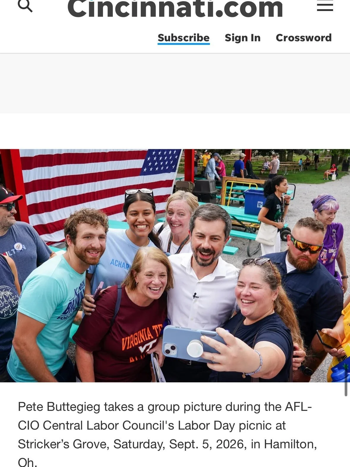 Stricker&rsquo;s Grove, Labor Day weekend, union families, Amy Acton, Pete Buttigieg, and a reminder of why organized labor built this region. Proud Brownlee Team could be part of it. #union #laborday #karenbrownleeohio #petebuttigieg