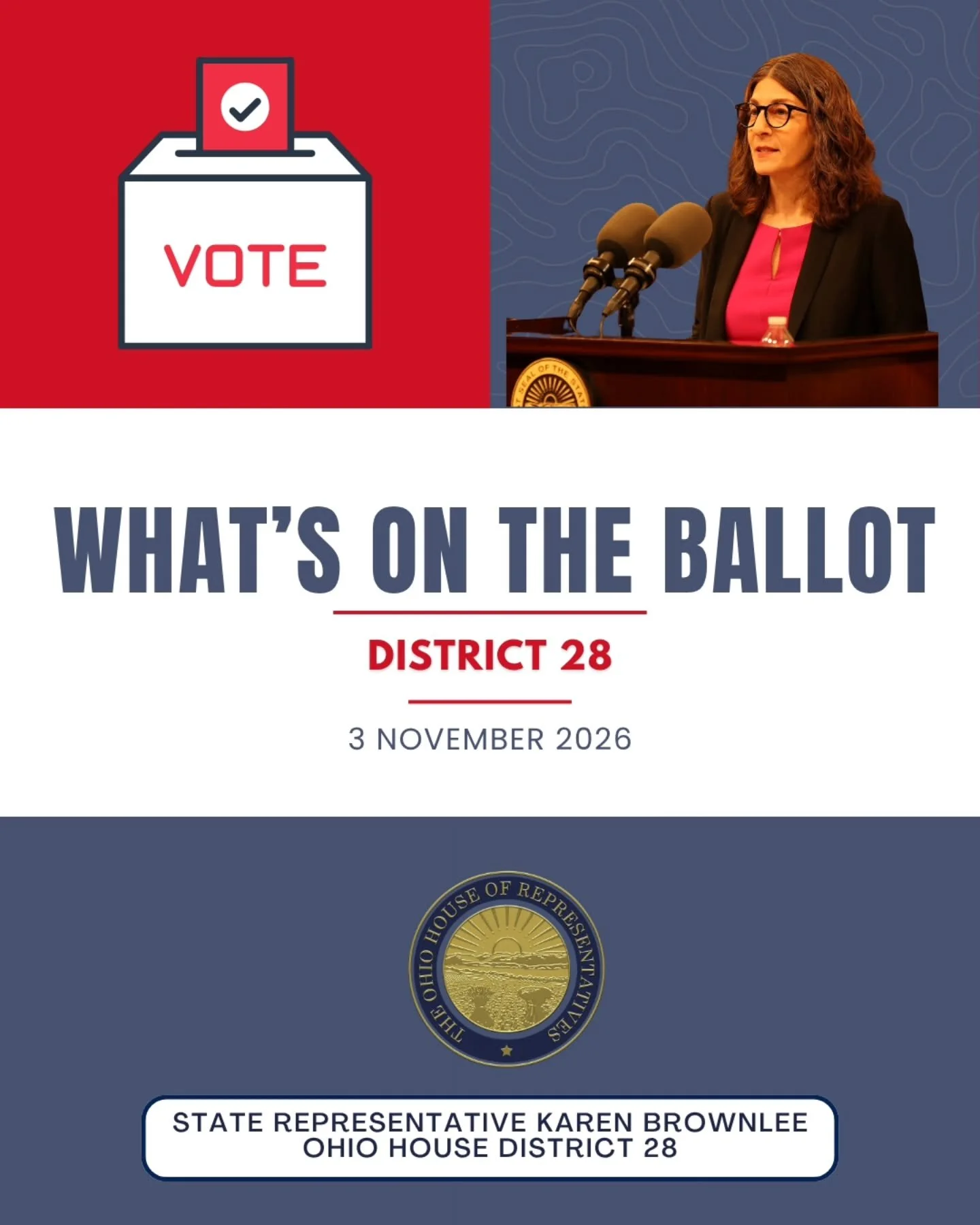 #Great28 voters, your voice matters and every voter makes a difference!

Election Day is November 3, and early voting is open. There's a lot to consider on the ballot - from statewide races to important local levies - that will shape Ohio's future.

