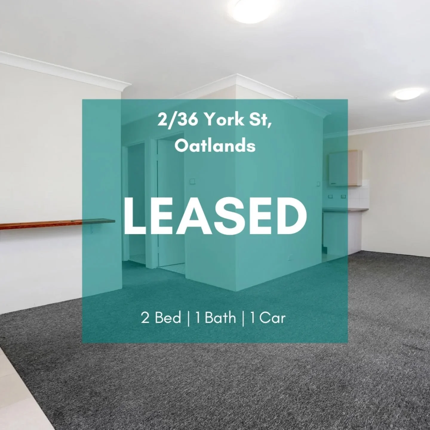 Leased!! 

2/36 York St, Oatlands. 

More properties wanted! Contact us today for a free market appraisal.

Harrison Lamond - 0466 682 772
Nicolette Mamo - 0430 799 484