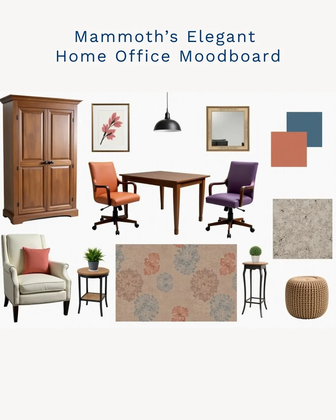 Elegant French Country Home Office Vibes 

Transform your workspace with a touch of French Country design. This elegant home office blends a T-shaped desk, soft feature walls, and a clever Murphy bed, creating a space that&rsquo;s both stylish and fu