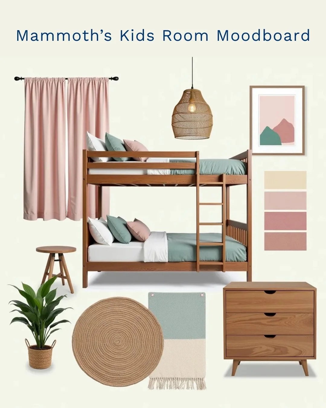 ✨ Whimsical Rustic Kids Room ✨

 Soft pastels, rustic charm &amp; playful vibes the perfect mix for little ones to dream, play and grow. A child-friendly design that turns bedrooms into magical spaces.

📌 Save this idea &amp; share with parents who 