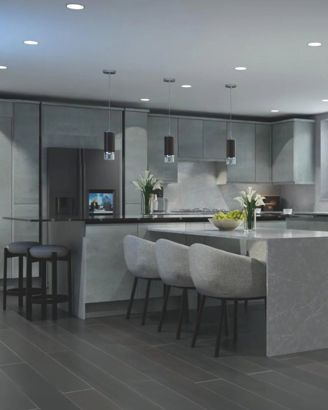 🏡 Would You Cook Here Every Day? This Kitchen Says Luxury Living.

A modern kitchen isn&rsquo;t just about cooking it&rsquo;s about creating the heart of your home.

This beautifully designed space blends sleek grey cabinetry, a statement island, an