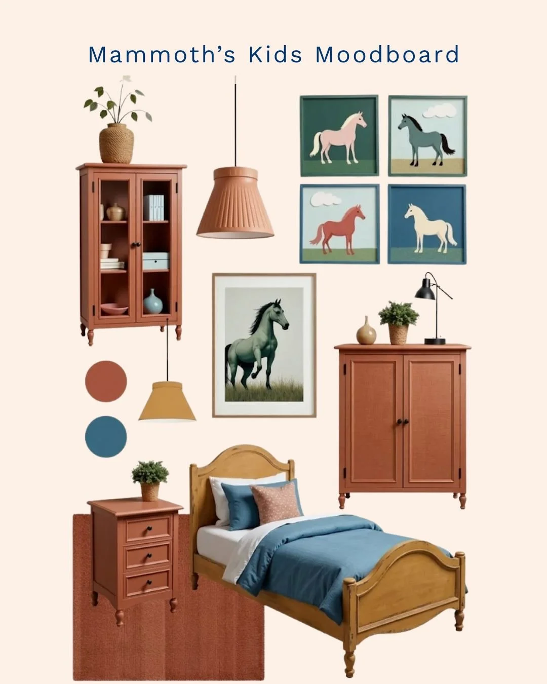 Would Your Child Love a Bedroom Like This?

A kids&rsquo; room should be more than just a place to sleep &mdash; it should inspire creativity, comfort and fun. This kids&rsquo; bedroom moodboard combines warm tones, playful artwork and practical furn
