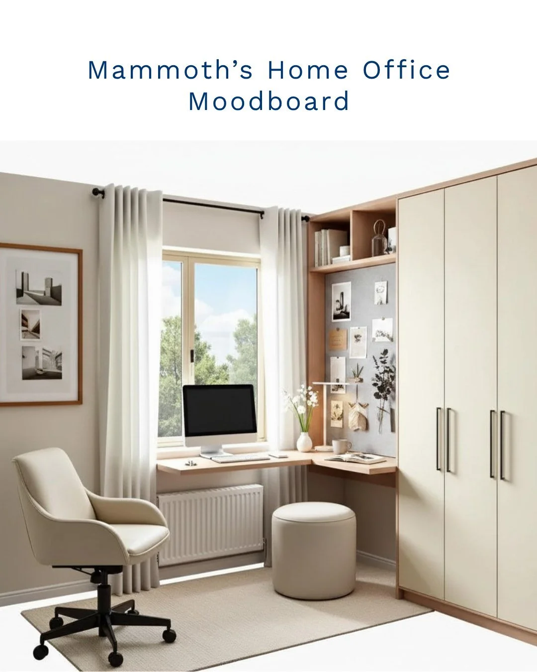 If You Worked From Home Every Day, Would This Be Your Dream Setup?

A home office should do more than fit a desk into a spare room.

It should help you focus, stay organised, and make your working day feel easier.

For this moodboard, we combined war