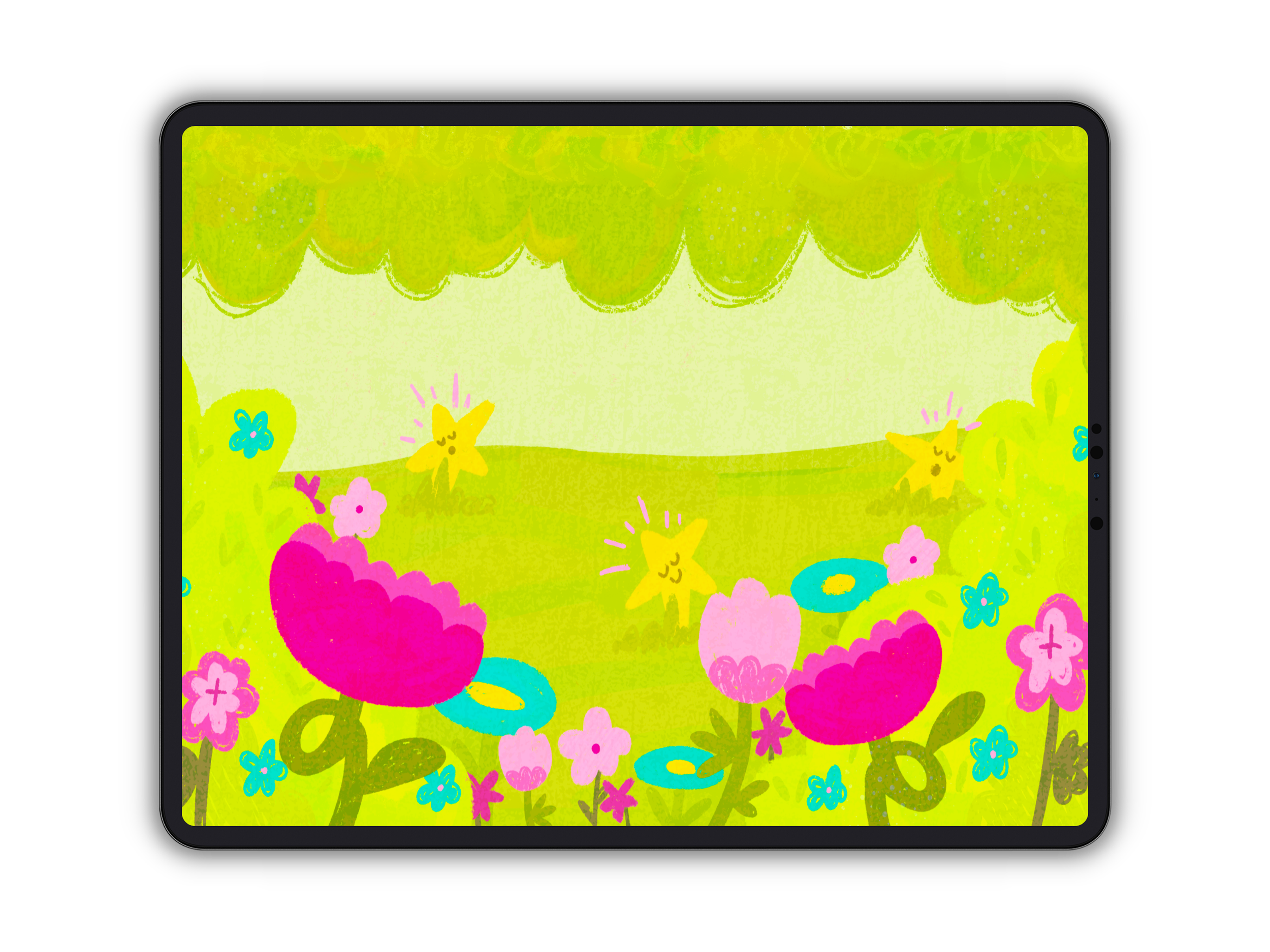 Magical Garden Digital Wallpaper Bundle