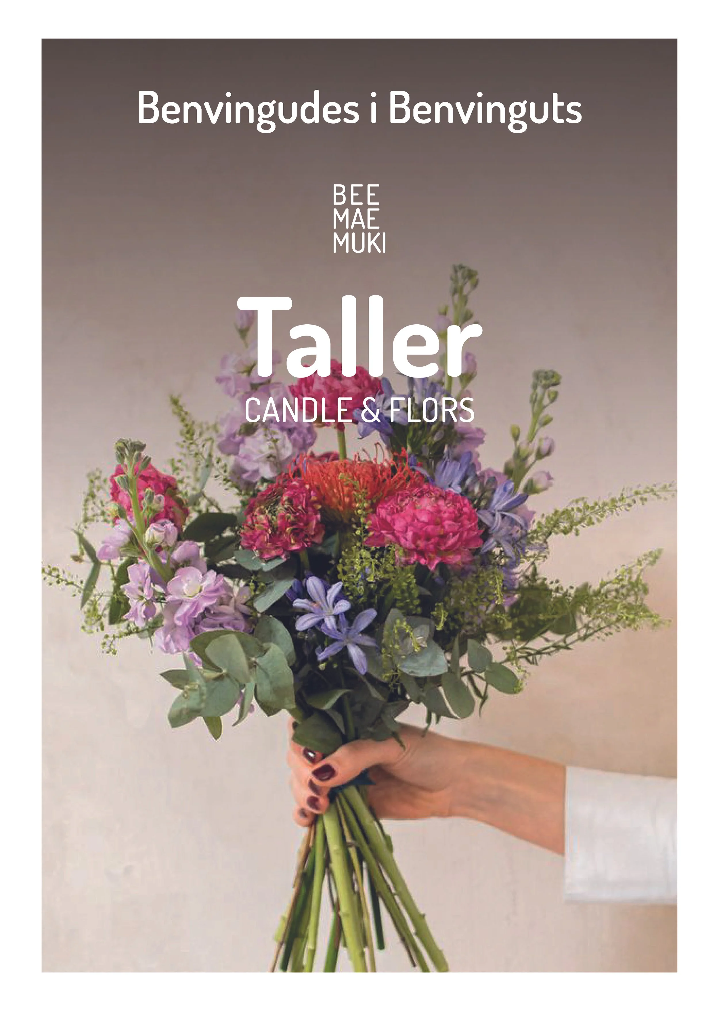 Taller Candle & Flores