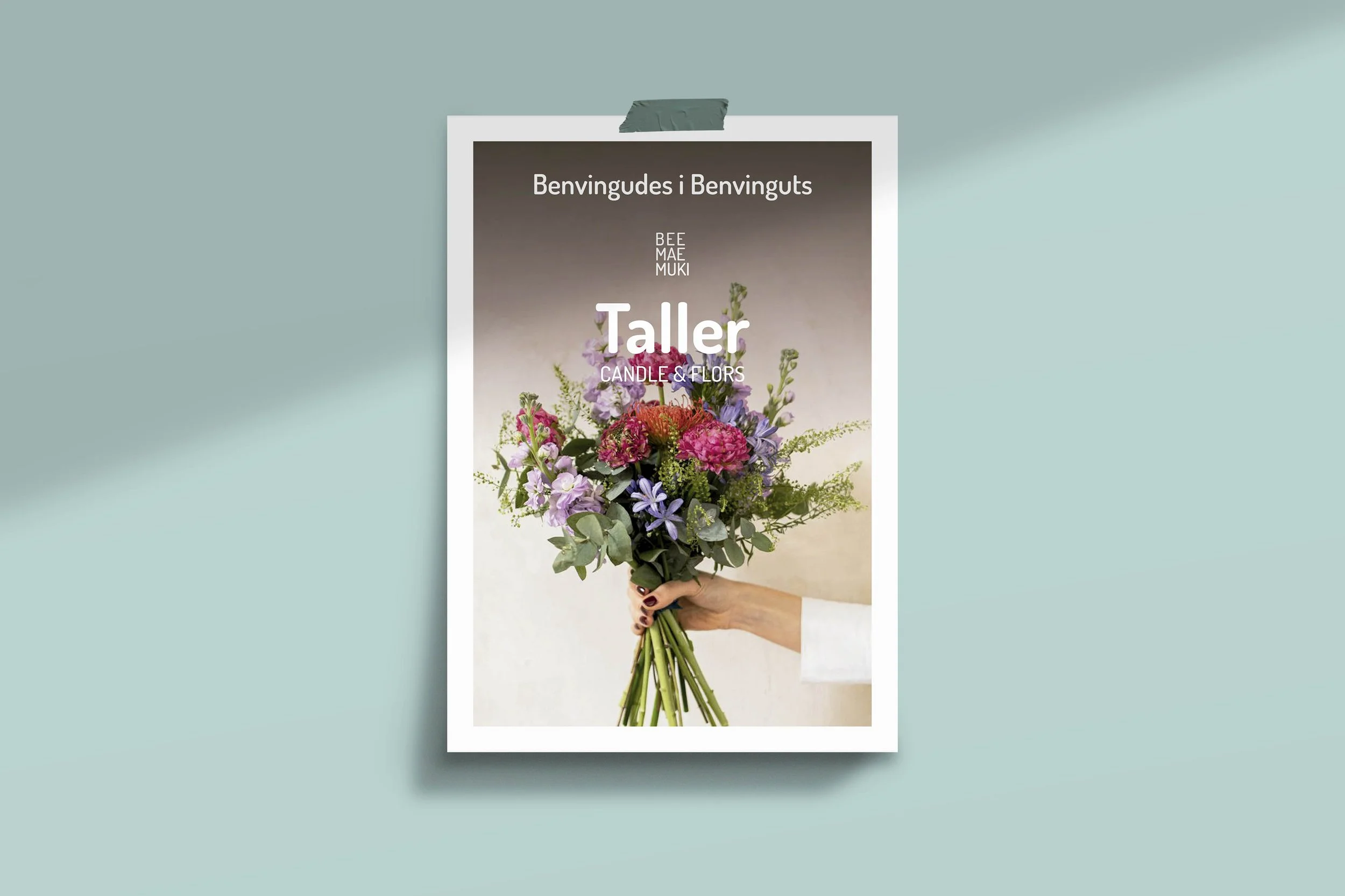 Taller Candle &amp; Flores