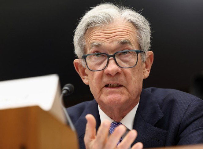 Powell reiterates Fed will wait for more data before cutting rates