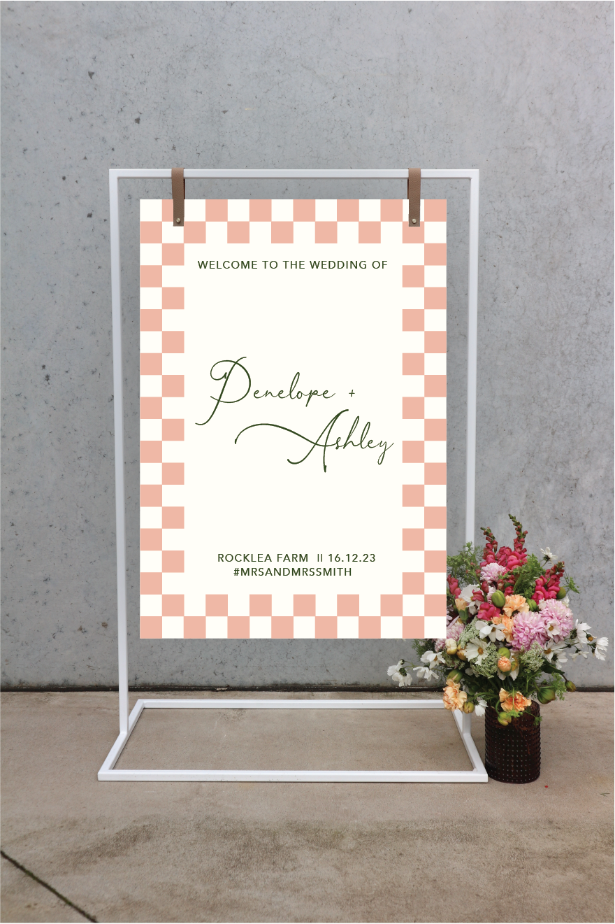 Picnic Welcome Sign